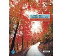Algebra for College Students