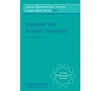 Algebraic and Analytic Geometry