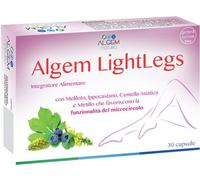 Algem Lightlegs Integratore per Gambe Pesanti 30 Capsule