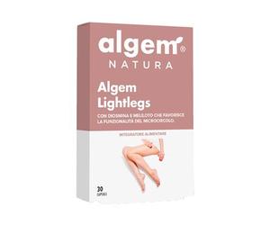 Algem Natura Algem LightLegs - Lightlegs integratore microcircolo per le gambe pesanti, 30 capsule