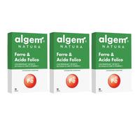 Algem Natura Ferro & Acido Folico Capsule 3x30 pz Capsule