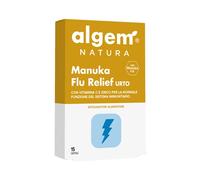 Algem Natura Manuka Flu Relief Urto - Integratore Algem Natura per le difese naturali, 15 capsule