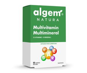 ALGEM NATURA MULTIVITAMIN MULTIMINERAL 60 CPR