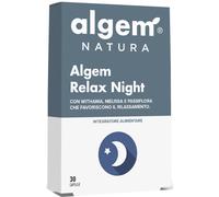 algem natura Relax Night Integratore Alimentare 30 Capsule