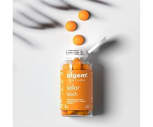 Algem Natura - Solar Touch - Abbronzatura e protezione - 2 Confezioni da 40 gommose l'una - Gusto Arancia - 20% di SCONTO