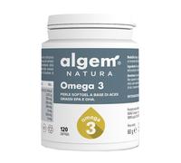 Algem Natura - Integratore di acidi grassi Omega 3 - 120 perle softgel