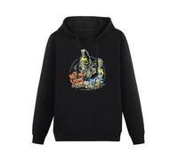 algem The Return of The Living Dead Movie Men Funny Men's Hooded with Pocket Streetwear Fashion Hoodie Homme Skull Size S