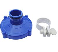 Algenschnapper Adattatore per Tubo per Piscina su impianto di filtraggio per Piscine Quick-up di Intex e Bestway (Ø 80 mm su Ø 32 mm) con Fascetta per Tubo Flessibile