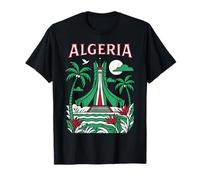 Algeria Alger l'algérie Les Algériens DZ Algérien Bled Retro Maglietta