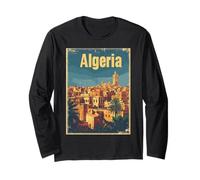 Algeria Algérie Alger Les Algériens DZ Algérien Bled Retro Maglia a Manica