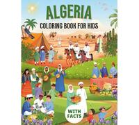 Algeria coloring book for kids with facts