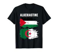 Algeria e palestinese bandiera Algeria e unità palestina Maglietta