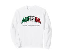 Algeria One Two Three Viva L Algerie Maglietta per Tifosi di Calcio 2026 Felpa