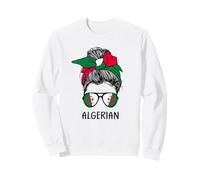 Algerian Girl Algerian Heritage Algeria Flag Felpa