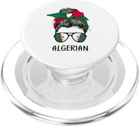Algerian Girl Algerian Heritage Algeria Flag PopSockets PopGrip per MagSafe
