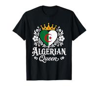 Algerian Queen Algeria Flag Proud Algerian Woman Maglietta