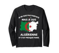 Algerie Je ne Suis PAS Parfaite Mais Je Suis algerienne Maglia a Manica