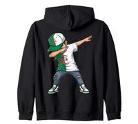 Algerino Dab Boy Bandiera Crescent Star Algeria Pride Felpa con Cappuccio