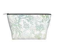 Alghe blu del mare verde, Borsa da toilette Borsa per trucco Borsa per cosmetici Borsa da toilette da viaggio portatile