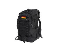 ALGI ZAINO SUMMIT 40/45 LITRI con patch Bandiera Germania 3D (NERO)