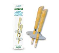 ALGILIFE ConiClean Coni Orecchie Cerume con Cera d'Api, Pulizia Orecchie Adulti con Filtro Frangifiamme, Candele Auricolari per Rimozione Tappi di Cerume Naturali e Sicure (2 coni auricolari)