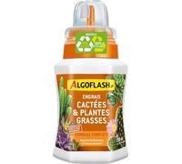 Algoflash Fertilizzante Liquido Cattee e Piante Grasse, Utilizzabile in Agricoltura Biologica, 250 ml, Marrone
