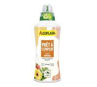 Algoflash Fertilizzante liquido universale pronto all'uso, utilizzabile in agricoltura biologica, 1 l, marrone
