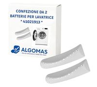 ALGOMAS® Bateaguas 41021913 - Confezione da 2 tamburo di ricambio da 18 cm, colore: grigio, compatibile con Candy Hoover Otsein Zerowatt Teka e altri