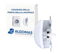 ALGOMAS® Chiusura porta lavatrice | Ricambio compatibile con Balay Bosch Siemens Constructa Lynx Pitsos Profilo | Chiusura completa | 00483087 00184435