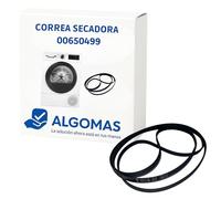 ALGOMAS Cinghia asciugatrice 00650499 | 7 smagliature ad alta trazione, 1995 mm, trasmissione silenziosa e maggiore durata | ricambio compatibile Bosch Siemens