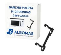 ALGOMAS Gancio porta microonde Samsung DE64-02355A | Ricambio originale | Chiusura sicura e precisa | Evita perdite di microonde | Ideale per la riparazione e l'uso domestico