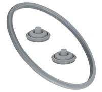ALGOMAS® WMF Perfect Plus - Confezione di guarnizioni e 2 guarnizioni indicatore di cottura, gomma di silicone compatibile per pentola a pressione, coperchio di ricambio