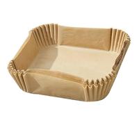 ALGON | 120 basi carta Airfryer quadrata 20 cm - carta friggitrice aria antiaderente, resistente ai grassi e alle alte temperature - carta Airfryer per friggitrice facile da usare