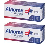 Algorex Zn Crema con Ossido di Zinco 15% 2x75 ml Crema