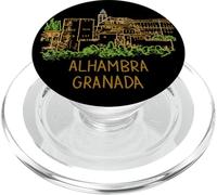 Alhambra Granada Spagna Viaggio Souvenir Città Landmark Gift PopSockets PopGrip per MagSafe