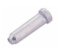 Alhonga Bote 500 Terminali Di Cavo Ø2,4Mm. Alluminio Argento. Rinforzato Per