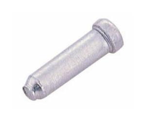 Alhonga Bote 500 Terminali Di Cavo Ø2,4Mm. Alluminio Argento. Rinforzato Per