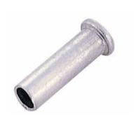 ALHONGA Flacone 500 Terminali Di Cavo Ø2mm. Alluminio Argento per