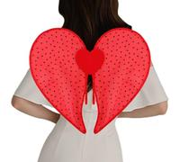 Ali - Costume a forma di cuore, brillante e seducente da indossare | Limatrice Elettrica con Display della Batteria per Donne Cosplay Festa di San Valentino Accessori Fotografia