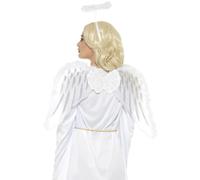 Ali Da Angelo Per Bambini In Costume Di Natale Con Halo Di White Wings