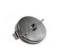 Ali Dado Cerniera Cromo Carburante Serbatoio Cappello 2.5'' Per Norton BSA Aes