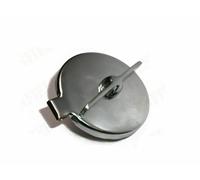 Ali Dado con Cerniera Cromo Tappo Serbatoio 2.5'' Compatibile Norton BSA Ariel