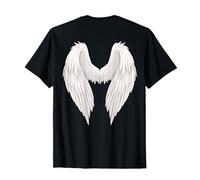 Ali d'angelo bianche sul retro Maglietta
