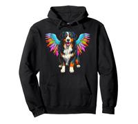Ali d'Angelo del Bernese Mountain Dog Felpa con Cappuccio