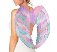 Ali d'angelo per bambini, ali d'angelo bianche, ali di piuma, angelo cupido, messaggero celeste, accessori, costume, festa a tema, Carnevale, angelo diavolo, fate, costume per Halloween, carnevale