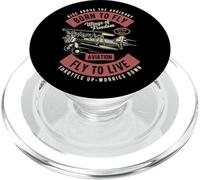 Ali della Libertà Retro Vintage Aviation Airplane Design PopSockets PopGrip per MagSafe