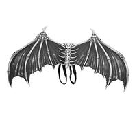 Ali Di Corvo Pieghevoli Per Bambini Con Elastico 87cm Costume Halloween