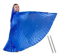 Ali di danza del ventre in poliestere con bastoncini