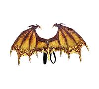 Ali di dinosauro puntelli decorazione in maschera compleanno Halloween drago costume giallo 90 x 46 cm