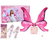 Ali di Fata Farfalla LED Melodia Set Rosa